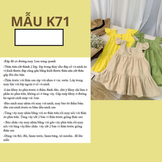RẬP GIẤY A0 VÁY BÉ K71 (KHÔNG CẮT SẴN)