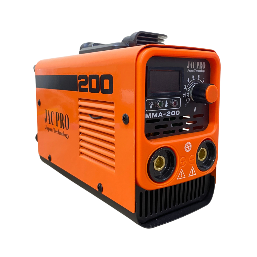 Máy hàn que Jacpro MMA-200 hàn gia đình làm nhà tiền chế hàn que 2,5mm và