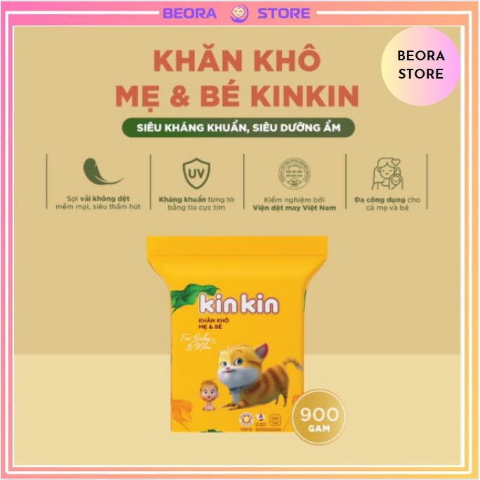 Khăn vải khô đa năng Mamamy Kin Kin gói 900gr