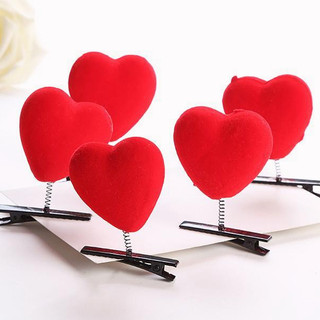 Kẹp tóc lò xo hình Trái Tim
