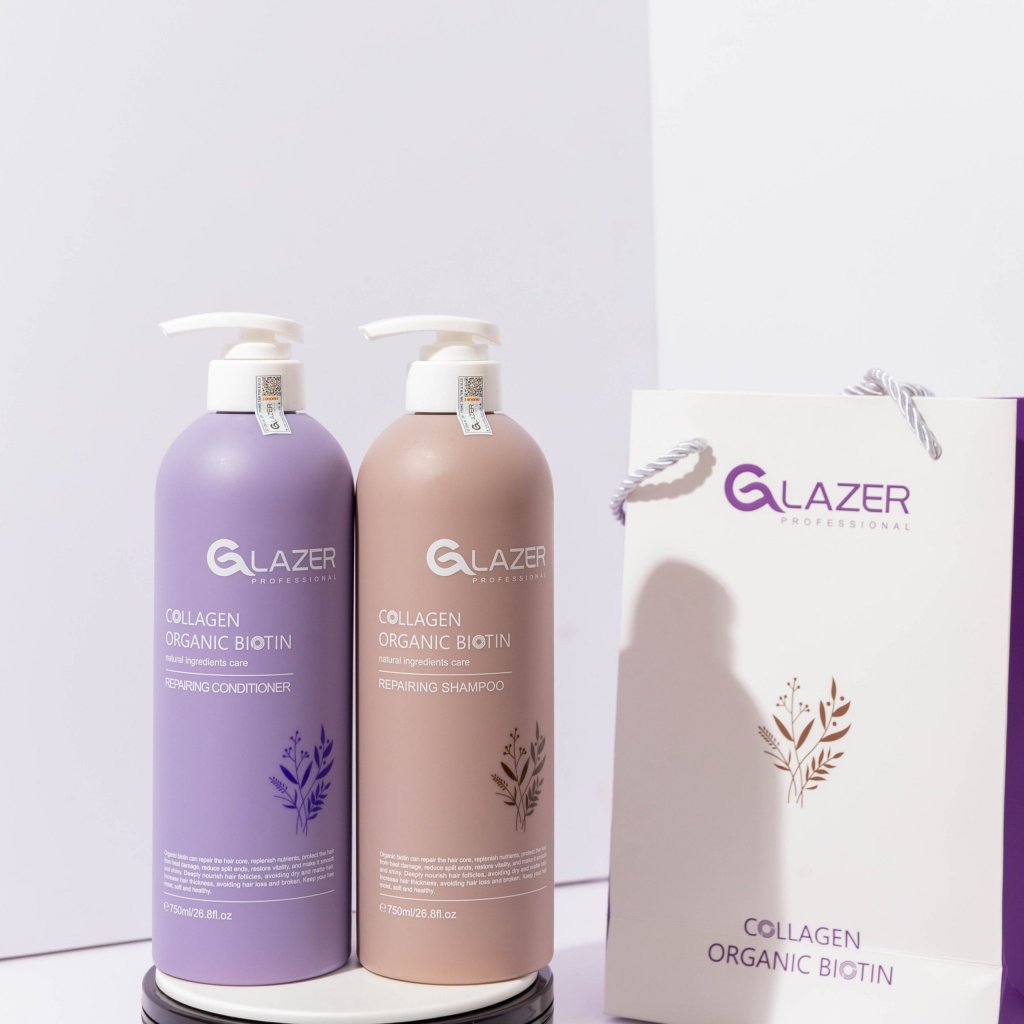 Gội Xả Mềm Mượt Hữu Cơ Organic Glazer 750ml