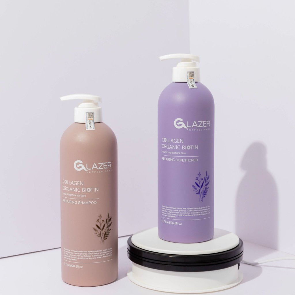 Gội Xả Mềm Mượt Hữu Cơ Organic Glazer 750ml