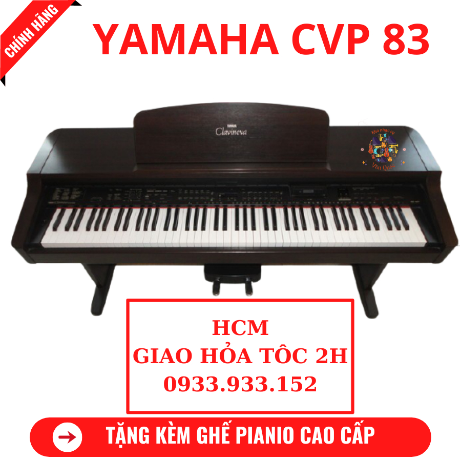 Đàn Piano Điện Yamaha CVP 83 Âm Thanh AWM Stereo Với 128 Nốt Đa Âm