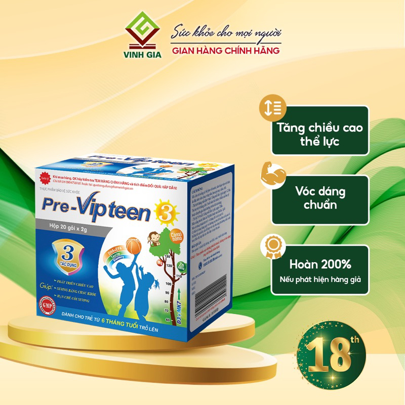 Pre_vipteen 2_tăng phát triển chiều cao dạng gói