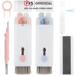 Bộ Dụng Cụ Vệ Sinh Laptop - Máy tính - Bàn Phím - Tai Nghe Đa Năng 7 in 1 Siêu Nhỏ Gọn