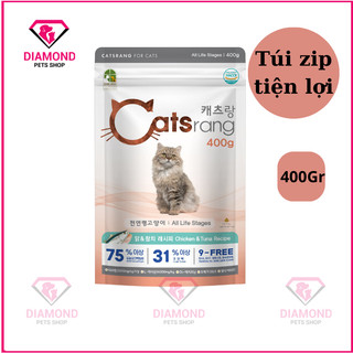 [400g túi zip mới] Thức ăn hạt cho mèo mọi lứa tuổi CATSRANG