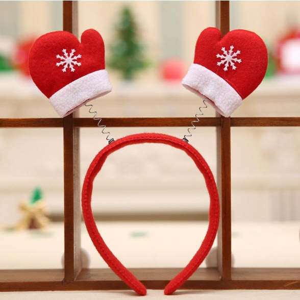 Bờm tóc noel, cài tóc giáng sinh cho bé đi chơi siêu cute