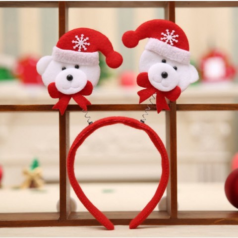 Bờm tóc noel, cài tóc giáng sinh cho bé đi chơi siêu cute