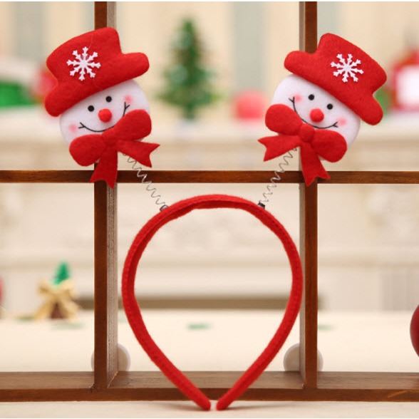 Bờm tóc noel, cài tóc giáng sinh cho bé đi chơi siêu cute