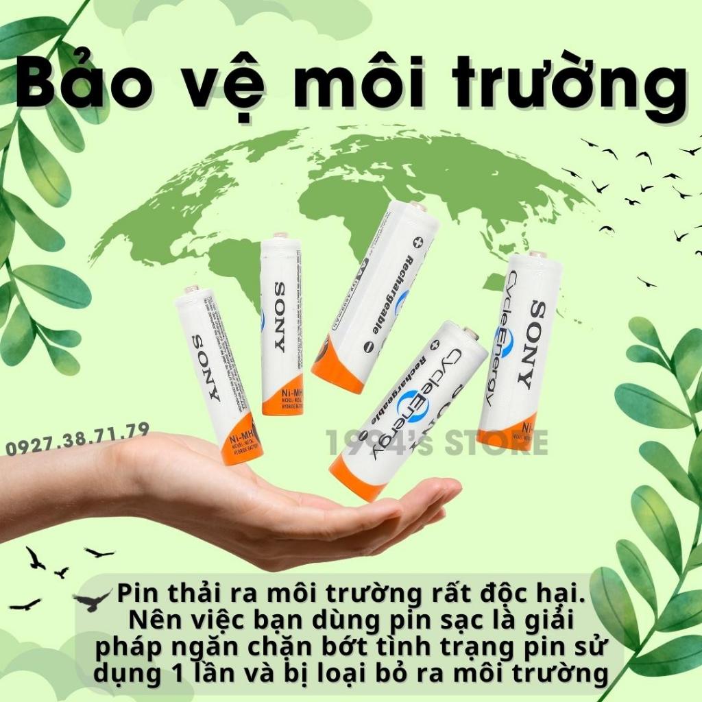 Pin sạc Sony dùng cho bàn phím chuột MoFii, Ajazz 308i, Logitech, Xiaomi - Remote tivi, máy lạnh - Tuổi thọ sạc 1000 lần