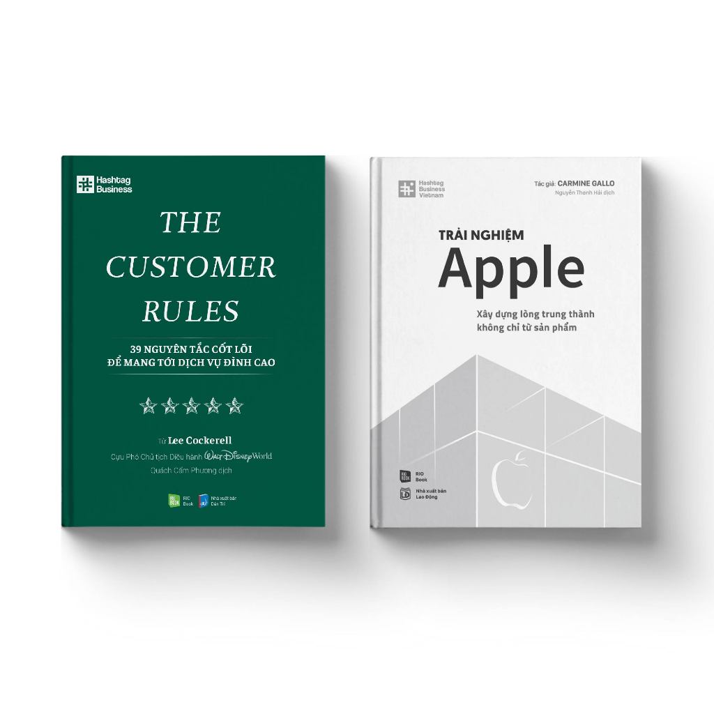 SÁCH - COMBO Đột phá trải nghiệm cho khách hàng (Trải nghiệm Apple - The Customer Rules)