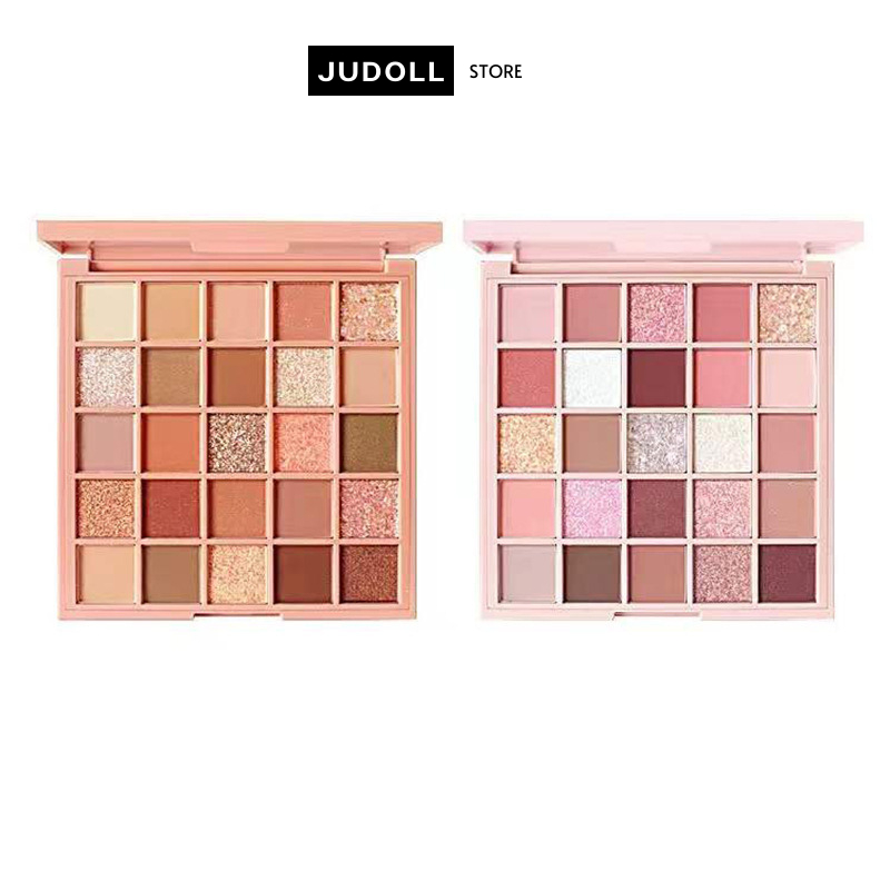 Bảng Phấn Mắt K'APEINE, Phấn Mắt Nội Địa Trung 25 Ô Tông Hồng, Cam C5