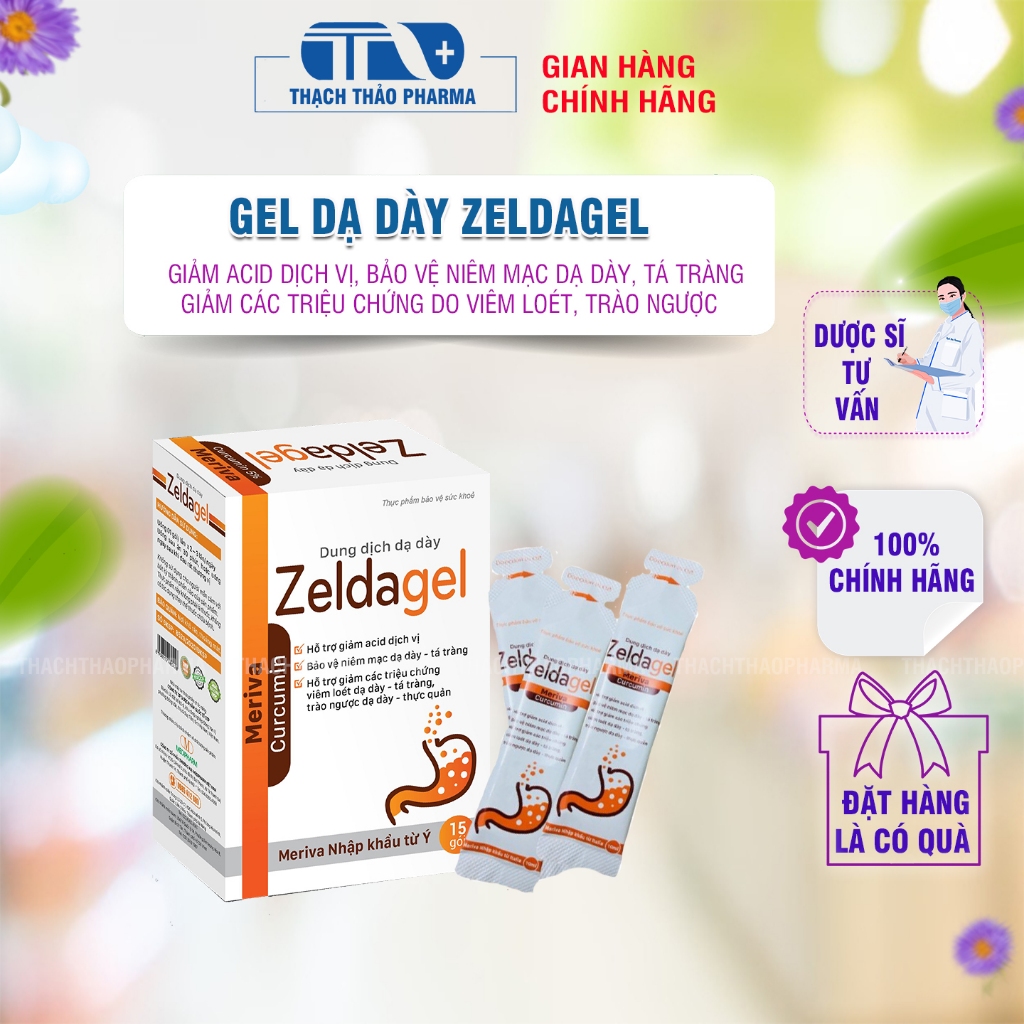 DUNG DỊCH DẠ DÀY ZELDAGEL - HỖ TRỢ GIẢM ACID DỊCH VỊ