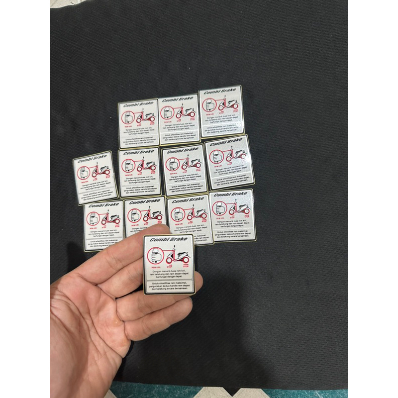 Tem Combi Brake Dán Bợ Cổ Vario/Click 2015-2017