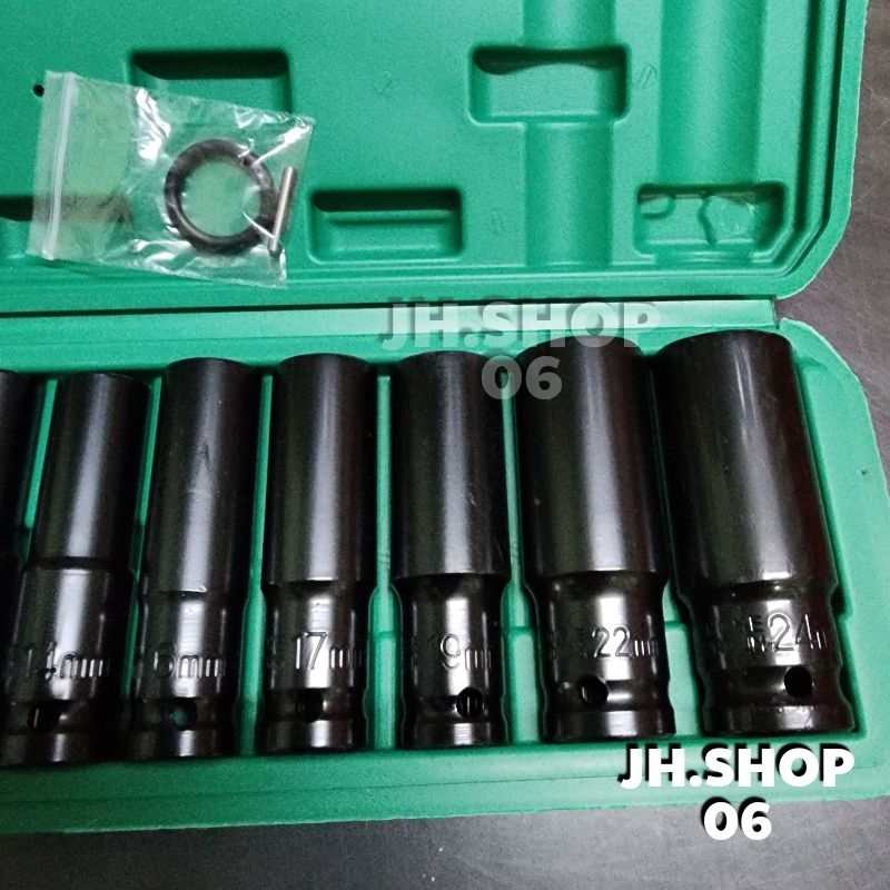 Bộ đầu tuýp dài 1/2 thép đen cao cấp JAPAN