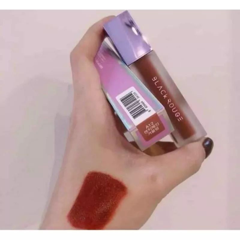 Xả kho giá gốc- Son kem lì Balck Rouge A12 màu đỏ nâu chính hãng
