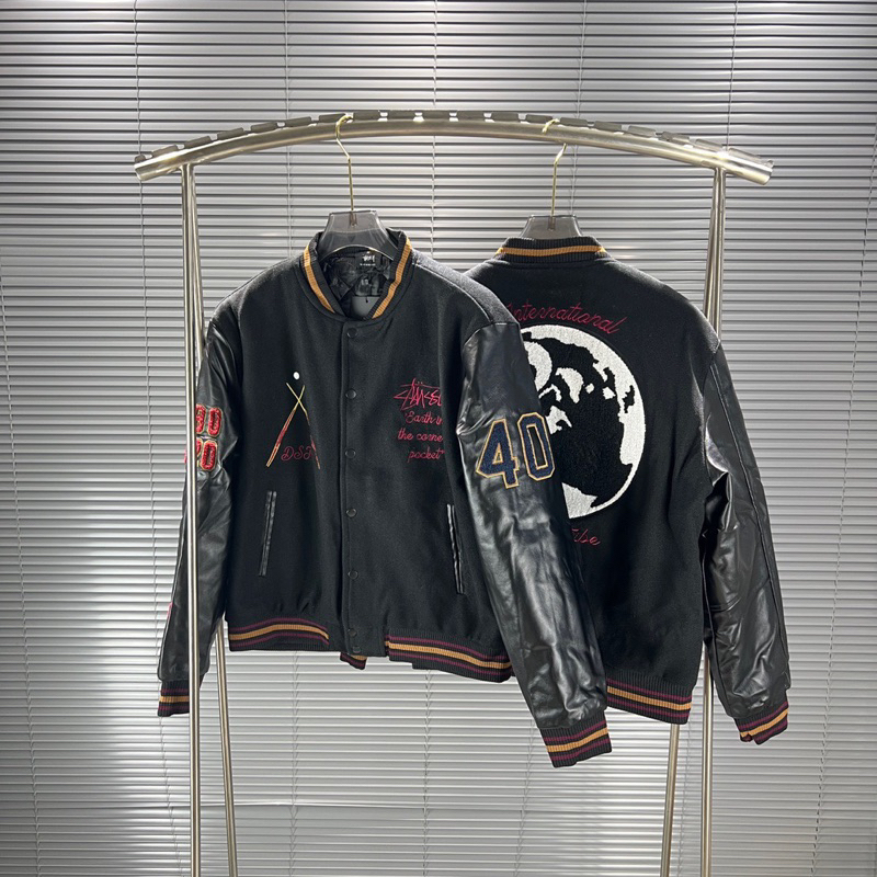 Varsity Jacket Stussyy X CDG - Áo khoác Stussyy X CDG