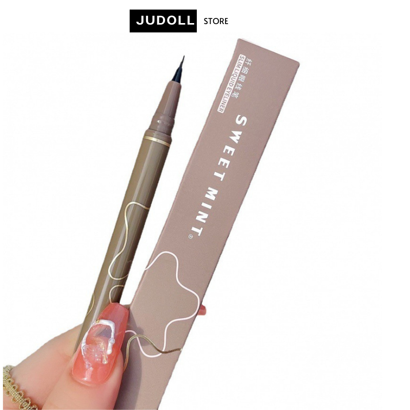 Bút Kẻ Mắt Nước SWEET MINT Đầu Ngòi Siêu Mảnh Không Thấm Nước, Không Nhòe Khô Nhanh