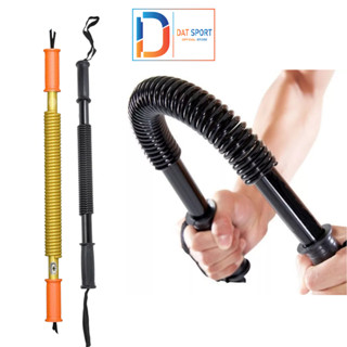 Gậy Bẻ Tập Cơ Tay, Thanh Lò Xo Lực 20KG - 100KG Tập Cơ Tay, Cơ Bụng, Lưng Xô, Tập Vai Tại Nhà Hiệu Quả