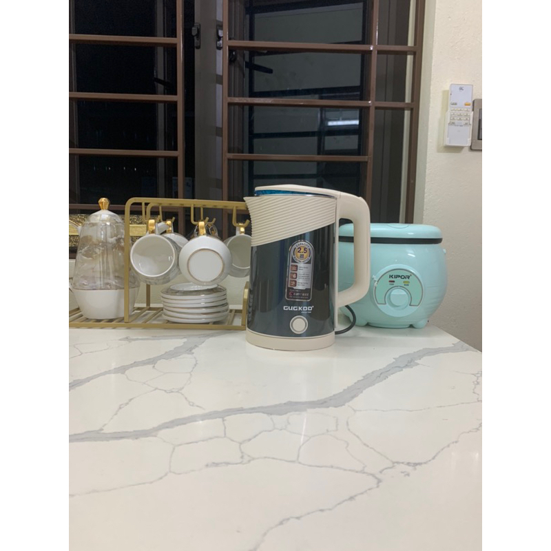 Ấm siêu tốc GK ST28 - Thiết kế mới 2 lớp dày, siêu đẹp, lịch sự