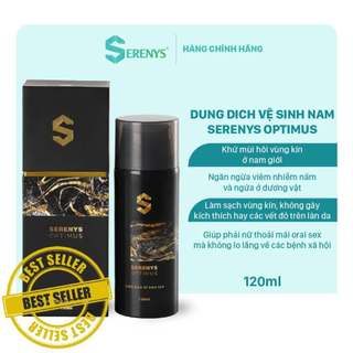 Dung Dịch Vệ Sinh Cho Nam Serenys Optimus 120ml Làm Sạch Khử Mùi Vùng Kín