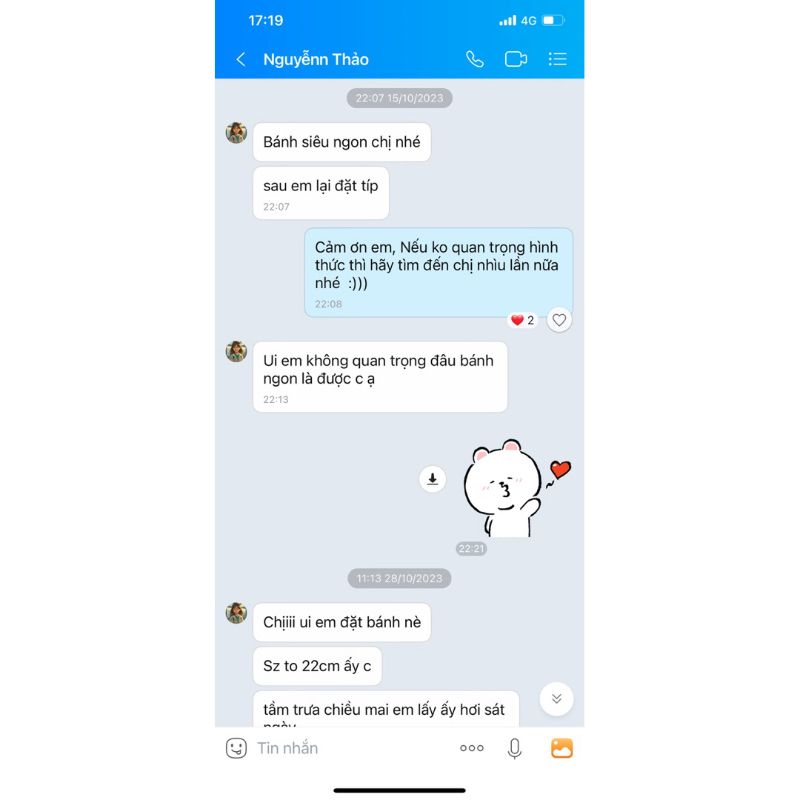 BÁNH BÔNG LAN TRỨNG MUỐI CHÀ BÔNG, Bánh sinh nhật