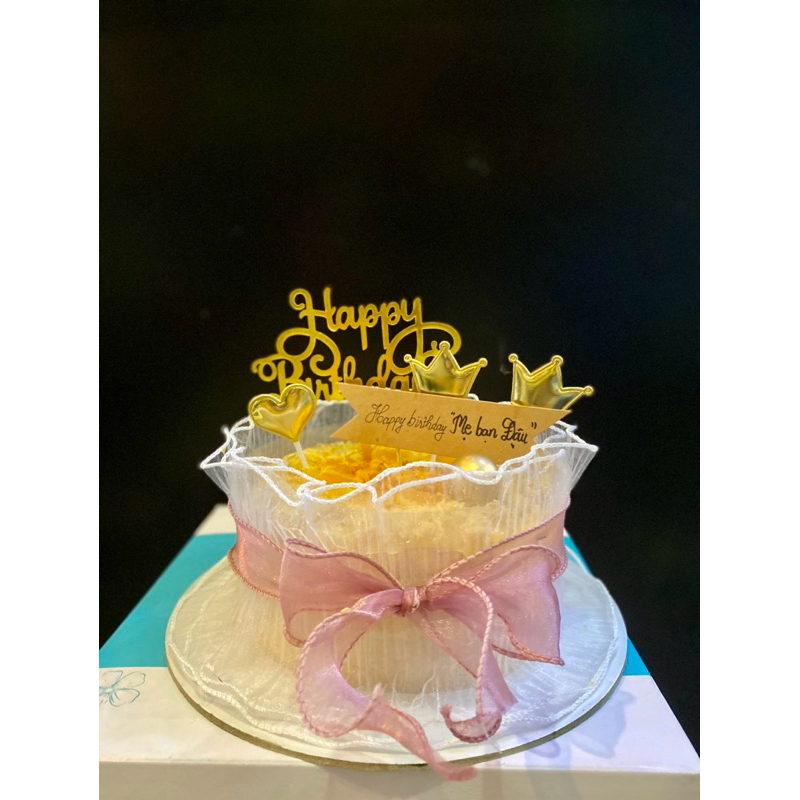 BÁNH BÔNG LAN TRỨNG MUỐI CHÀ BÔNG, Bánh sinh nhật