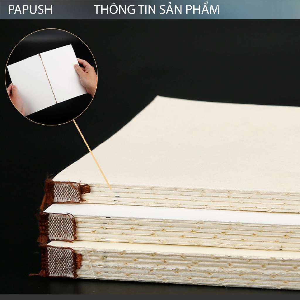 Sổ Tay Ghi Chép Bìa Da PU A5 360 Trang Mẫu Hươu Kẻ Ngang Vintage Vở Ghi Chú Có Gài Bút Làm Quà Tặng Sang Trọng Papush