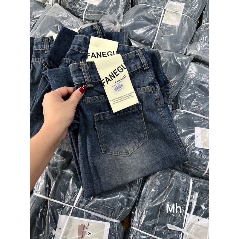 CHÂN VÁY JEANS XẺ SAU THÁO TÚI SIÊU HOT