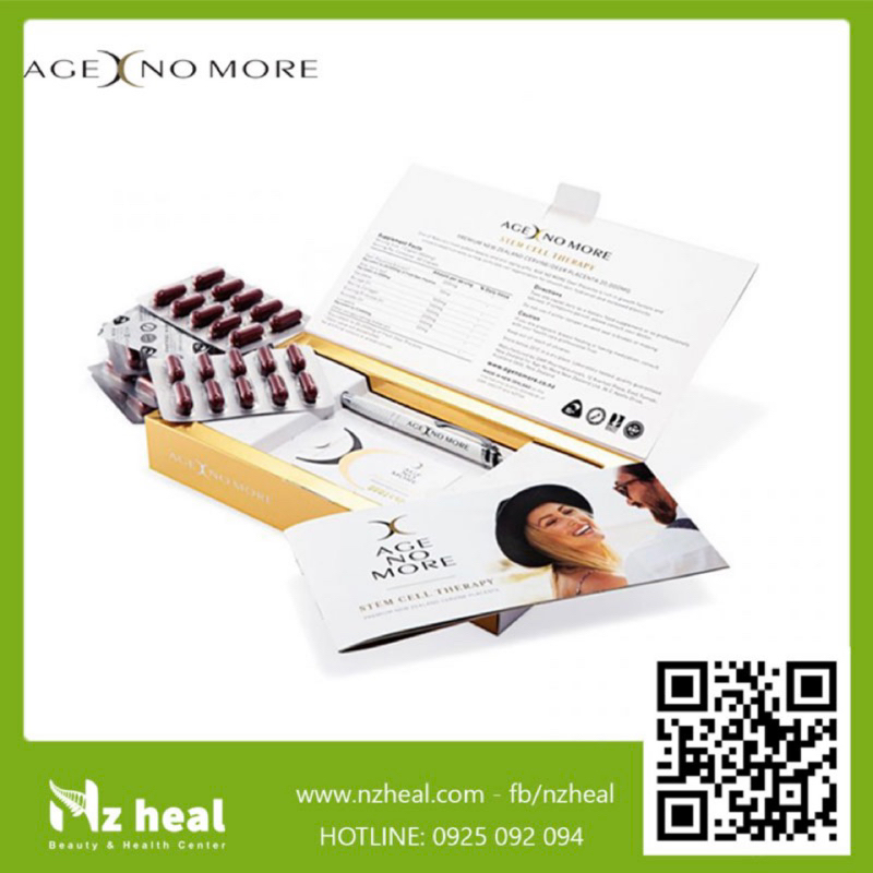 Viên Uống Nhau Thai Hươu Age No More Deer Placenta 60 Viên - New Zealand