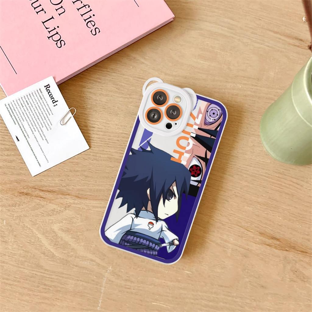 Ốp Lưng Iphone Camera Gấu Hình Naruto Sasuke Chibi Cho 6/6plus/6s/6splus/7/7plus/8/8plus/x/xs/11/12/13/14/pro/max/promax