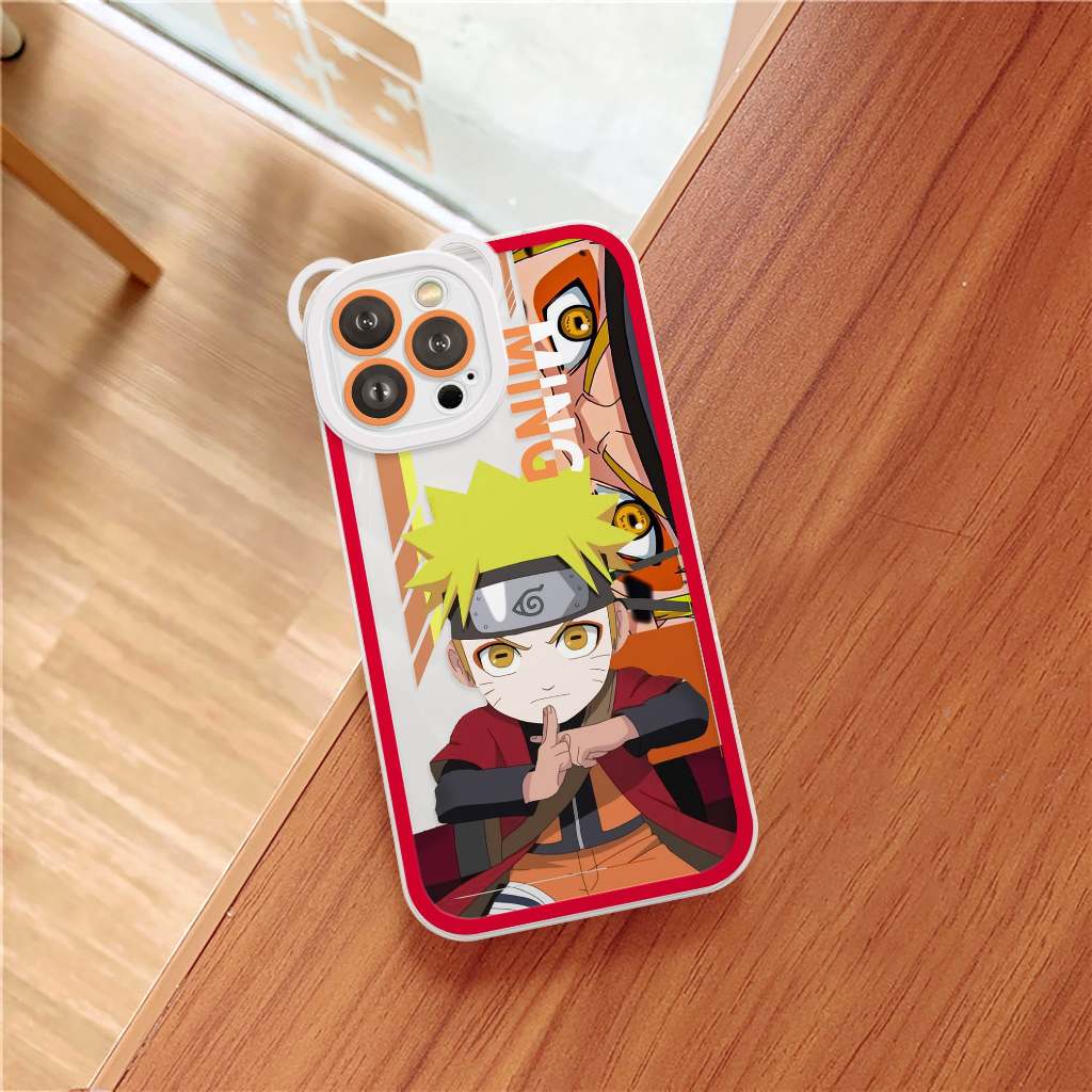 Ốp Lưng Iphone Camera Gấu Hình Naruto Sasuke Chibi Cho 6/6plus/6s/6splus/7/7plus/8/8plus/x/xs/11/12/13/14/pro/max/promax