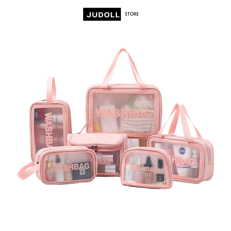 Túi Đựng Mỹ Phẩm WASHBAG Đựng Đồ Makeup, Mỹ Phẩm Trang Điểm Trong Suốt Chống Thấm Nước Tiện Lợi