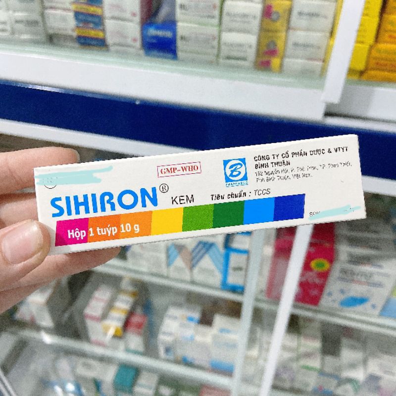 Kem 7 màu Sihiron bôi ngứa da, viêm da 10g