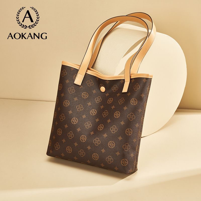 Túi tote Aokang chính hãng chất da bền đẹp, ôm sale số lượng ít