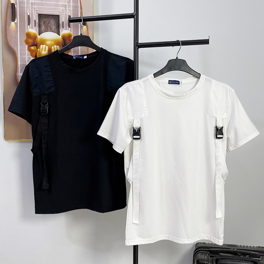 Áo thun cổ tròn, áo nam tay ngắn in họa tiết DSQ, chất vải cotton mềm mịn thoáng mát thời trang hot trend