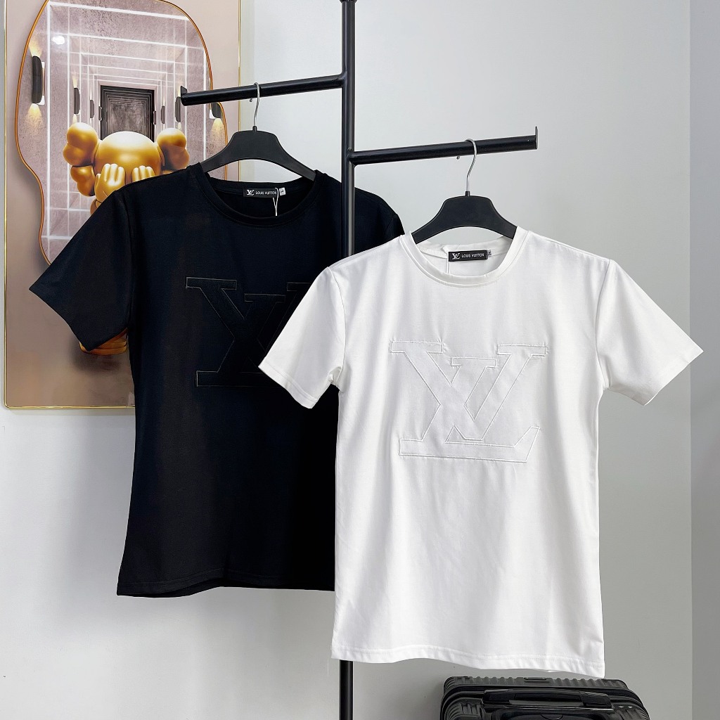 Áo thun cổ tròn, áo nam tay ngắn in họa tiết DSQ, chất vải cotton mềm mịn thoáng mát thời trang hot trend