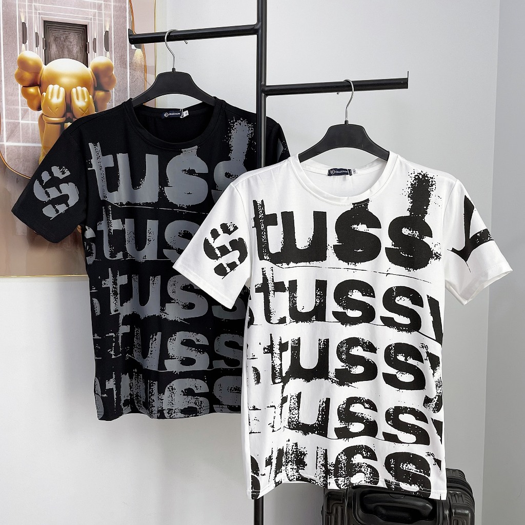 Áo thun cổ tròn, áo nam tay ngắn in họa tiết DSQ, chất vải cotton mềm mịn thoáng mát thời trang hot trend