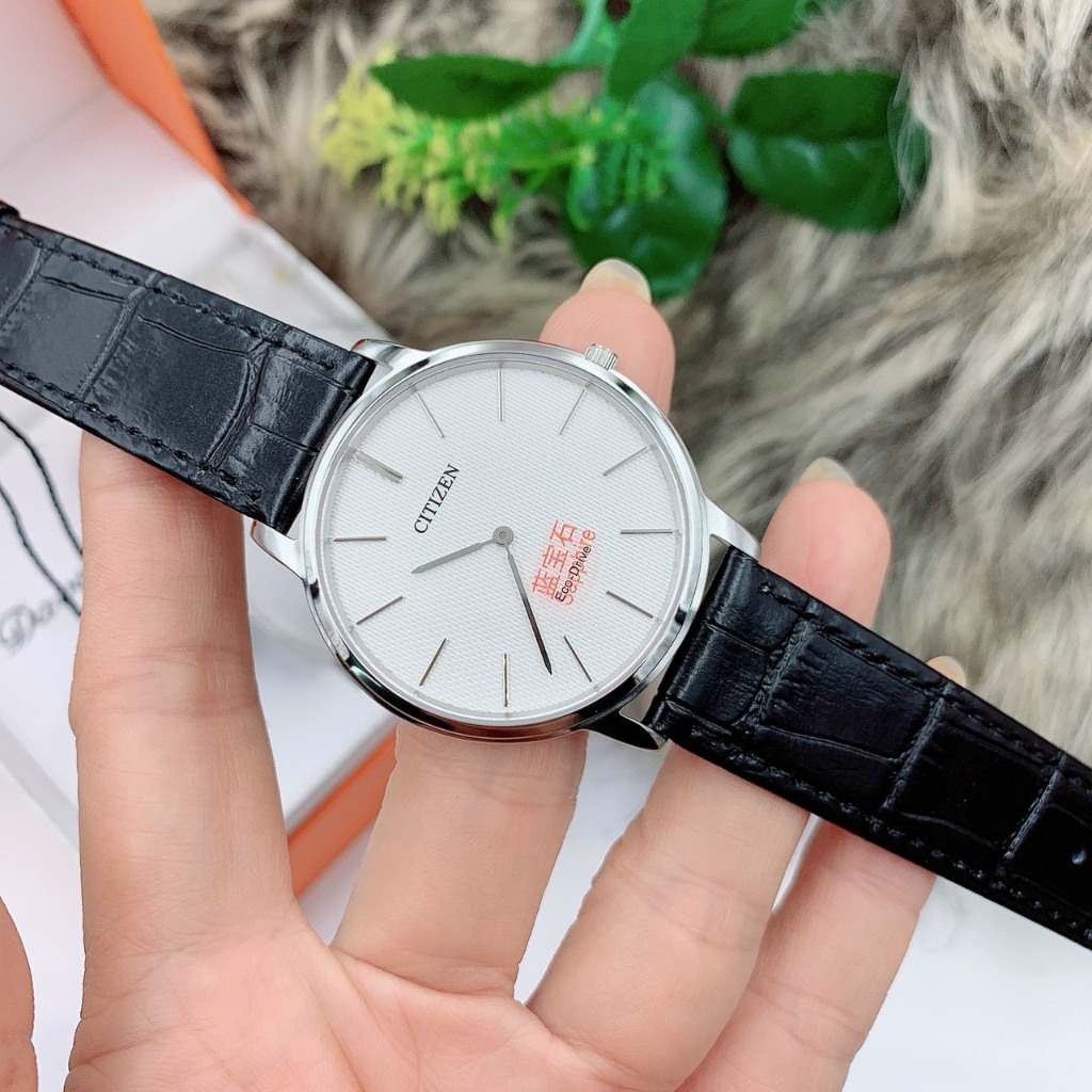 Đồng Hồ Nam Nữ Thời Trang Citizen Dây Da Sang Trọng Size 40/30mm