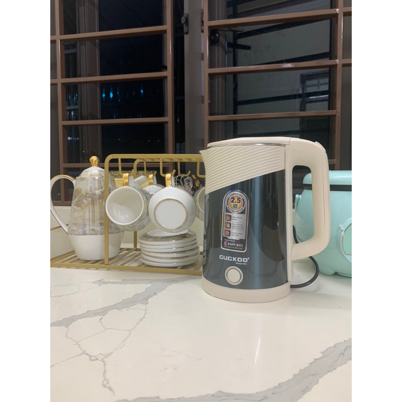 Ấm siêu tốc GK ST28 - Thiết kế mới 2 lớp dày, siêu đẹp, lịch sự