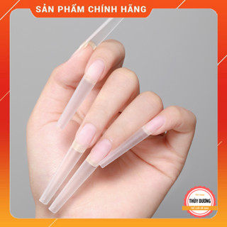 Móng nối móng típ thang dài, hạt gạo dài, nhọn dài, tre dài MOSR nhám sẵn dẻo ôm fom 240 móng size từ 0 đến 11 (hộp)