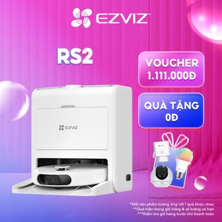 EZVIZ Robot hút bụi lau sàn tự động RS2 làm sạch thông minh, bảo hành 24 tháng