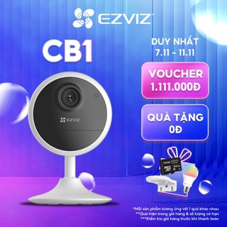 Camera Wi-Fi EZVIZ CB1 Không Dây Pin Sạc 1600 mAh, Đầu Sạc Type-C, AI phát hiện người