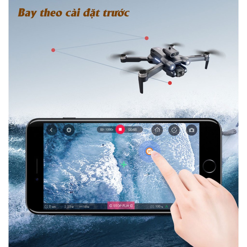 Máy Bay Flycam Camera 6K S1S Pro Max Cảm Biến Chống Va Chạm, Không Chổi Than, Bay 30 Phút, Xa 1500m | BigBuy360 - bigbuy360.vn