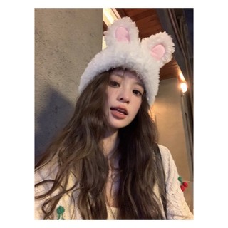 Mũ lông tai thỏ cute