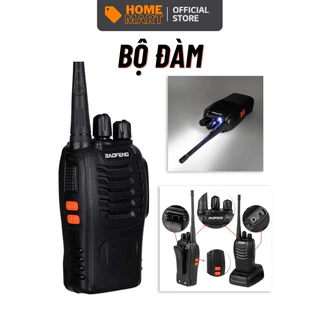 Bộ Đàm Baofeng BF888S Kèm Tai Nghe Cự Ly Đến 5km Full Phụ Kiện, 16 Kênh Tần Số 400.00- 470.00MHz