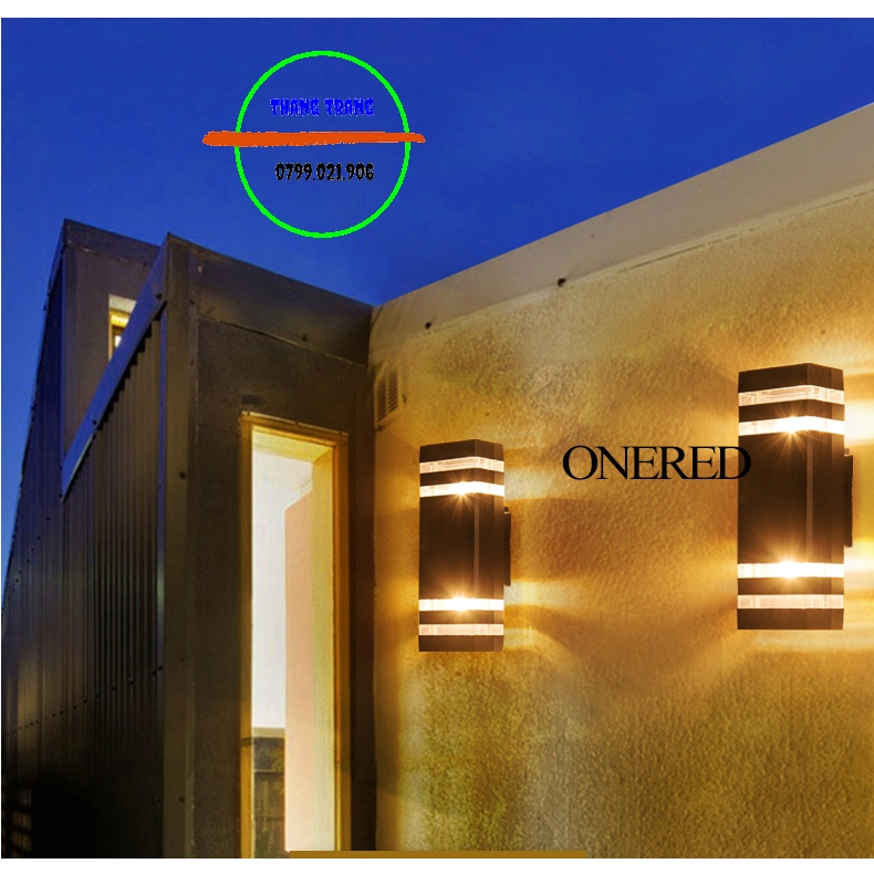 Đèn treo tường, đèn gắn tường cột trang trí trụ cột, cửa nhà, mái hiên cầu thang, Bảo hành 3 Năm