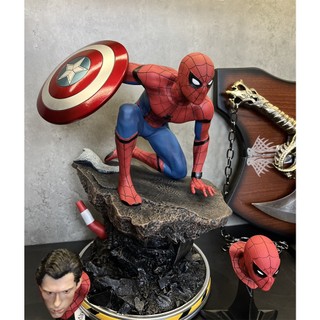 Mô hình spider man tom holland tỉ lệ 1/4 cao 40cm