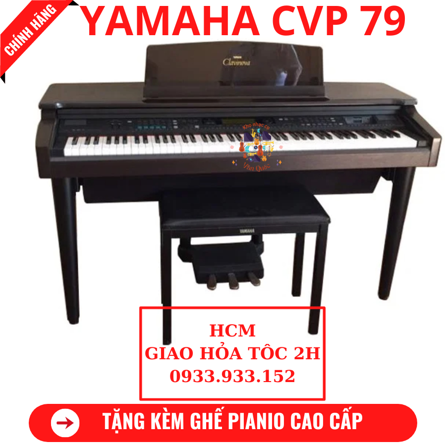 Đàn Piano Điện Yamaha CVP 79 Kích Hoạt 100 Phong Cách Đệm