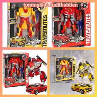  Đồ Chơi Mô hình robot biến hình Transformer Robot Optimus người máy biến hình lắp ráp xếp hình Robot bumblebee 
